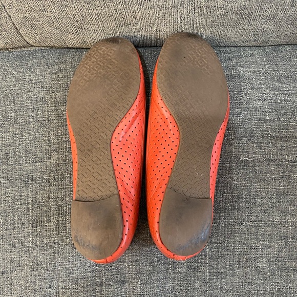 Tory Burch Perforated Reva Ballet Flat Women Size 7 - Picture 8 of 9